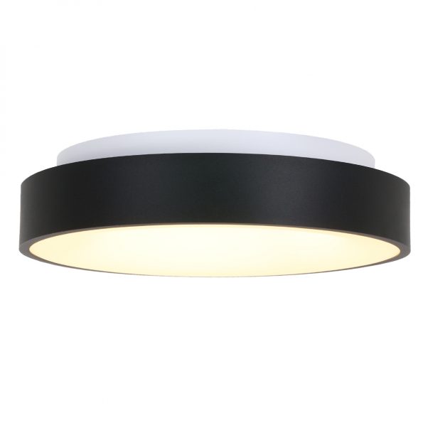 Industrielle Deckenleuchte Ringlede Schwarz Ø 48 Cm – Bild 7