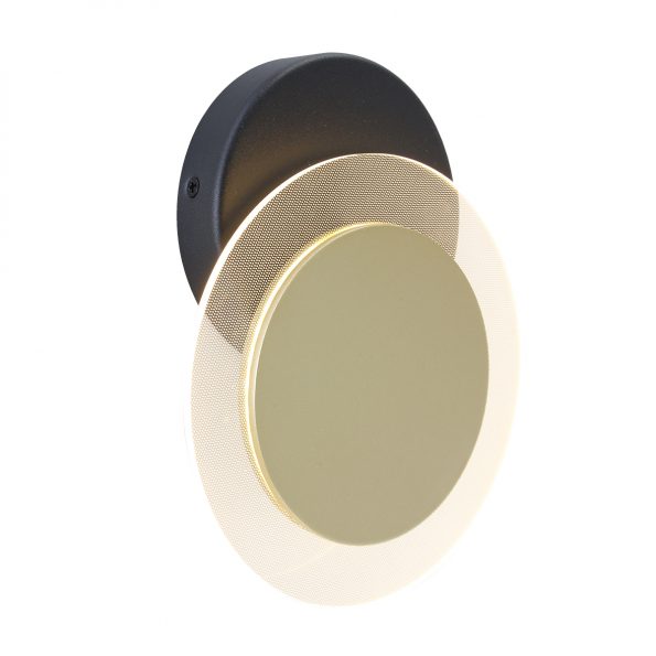Industrielle Deckenlampe Eclipse Gold – Bild 2