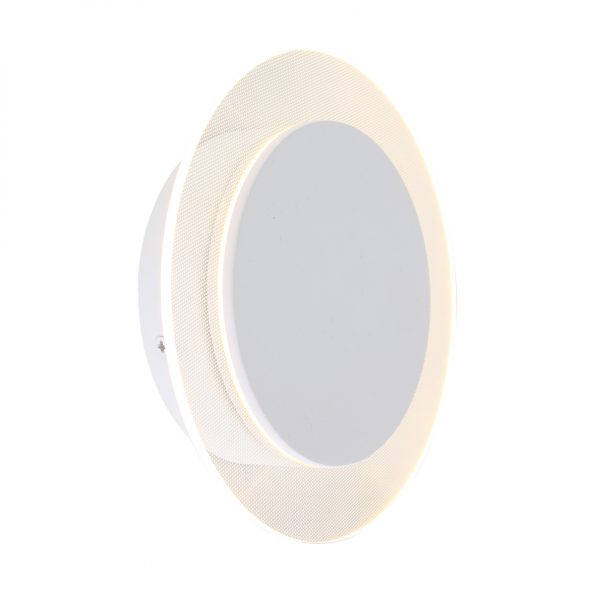 Industrielle Wandleuchte Lido Weiß Ø 17 Cm – Bild 10