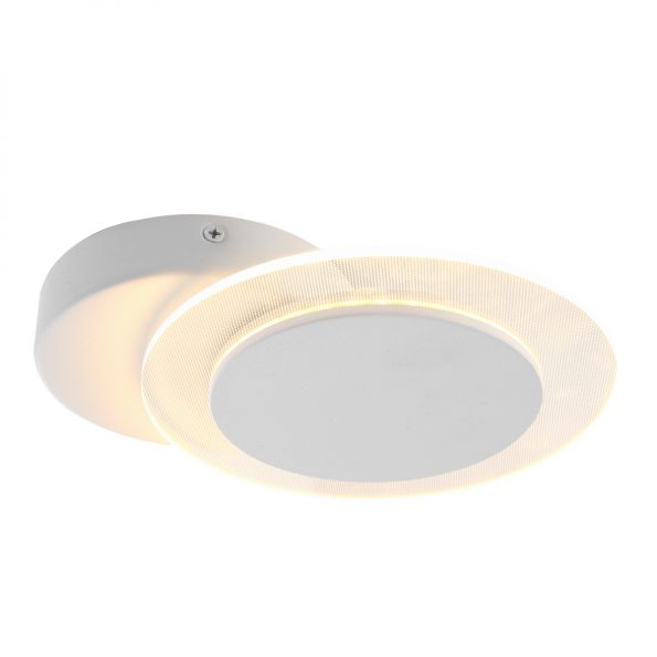 Industrielle Wandleuchte Lido Weiß Ø 17 Cm – Bild 13