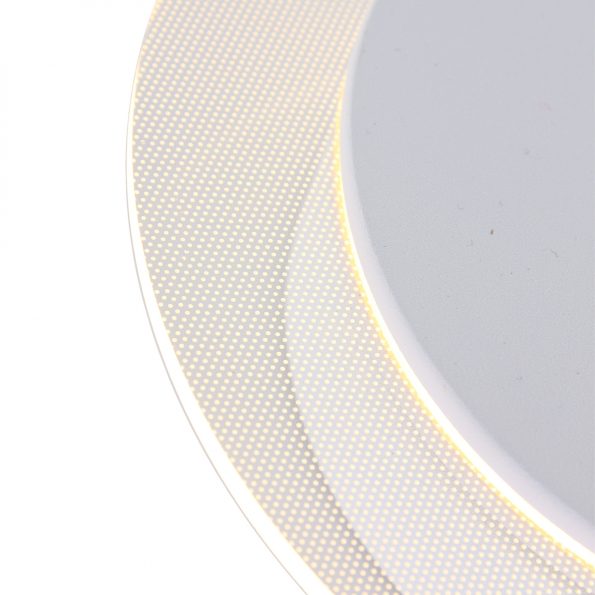 Industrielle Wandleuchte Lido Weiß Ø 17 Cm – Bild 7
