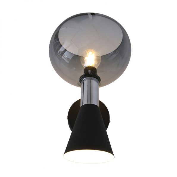 Industrielle Wandleuchte Fastlåst Schwarz – Bild 11