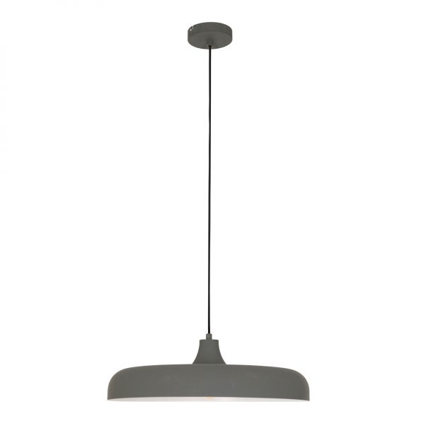 Industrielle Pendelleuchte Krisip Grau Ø 50 Cm – Bild 2
