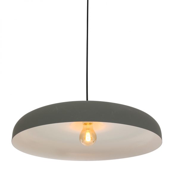 Industrielle Pendelleuchte Krisip Grau Ø 50 Cm – Bild 9