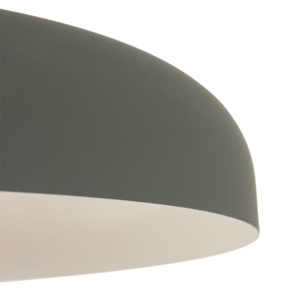 Industrielle Pendelleuchte Krisip Grau Ø 50 Cm – Bild 4
