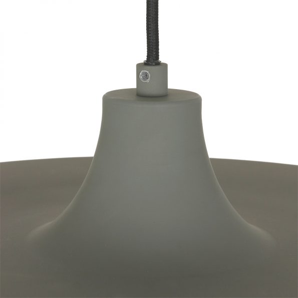 Industrielle Pendelleuchte Krisip Grau Ø 50 Cm – Bild 5