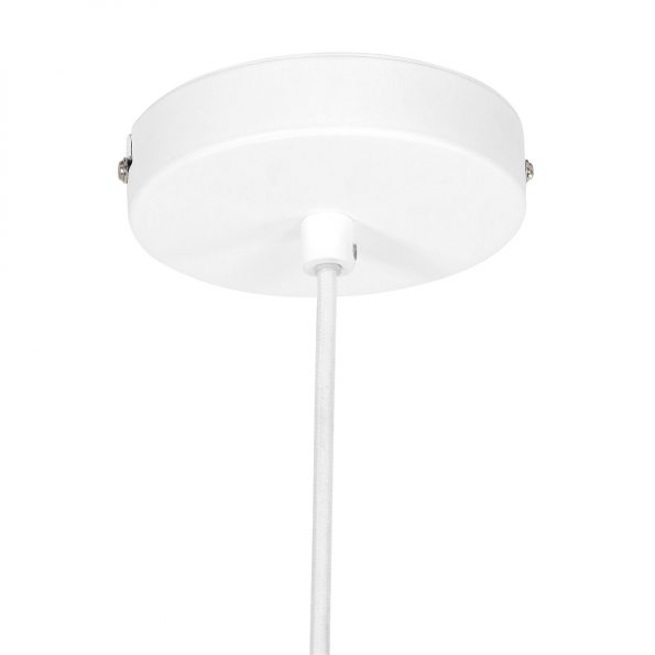 Industrielle Pendelleuchte Krisip Weiß Ø 50 Cm – Bild 10