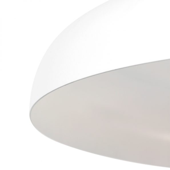 Industrielle Pendelleuchte Krisip Weiß Ø 50 Cm – Bild 3