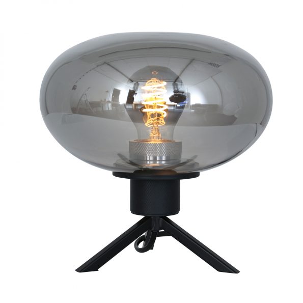 Industrielle Tischlampe Reflexion Schwarz Ø 22 Cm – Bild 2