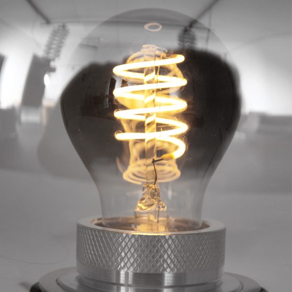 Industrielle Tischlampe Reflexion Schwarz Ø 22 Cm – Bild 10