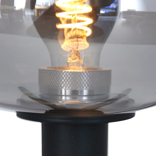 Industrielle Tischlampe Reflexion Schwarz Ø 22 Cm – Bild 5