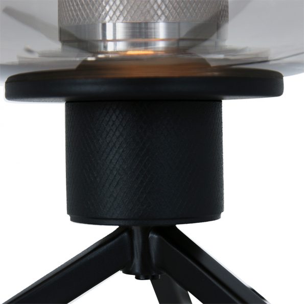 Industrielle Tischlampe Reflexion Schwarz Ø 22 Cm – Bild 6
