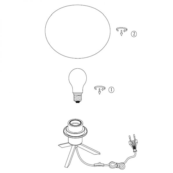 Industrielle Tischlampe Reflexion Schwarz Ø 22 Cm – Bild 9
