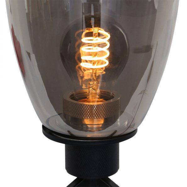 Industrielle Tischlampe Reflexion Schwarz Ø 15 Cm – Bild 7