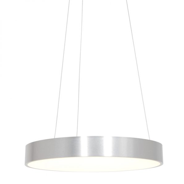 Industrielle Pendelleuchte Ringlede Silber Ø 48 Cm – Bild 2