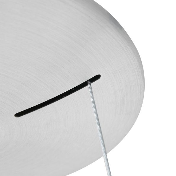 Industrielle Pendelleuchte Ringlede Silber Ø 48 Cm – Bild 10