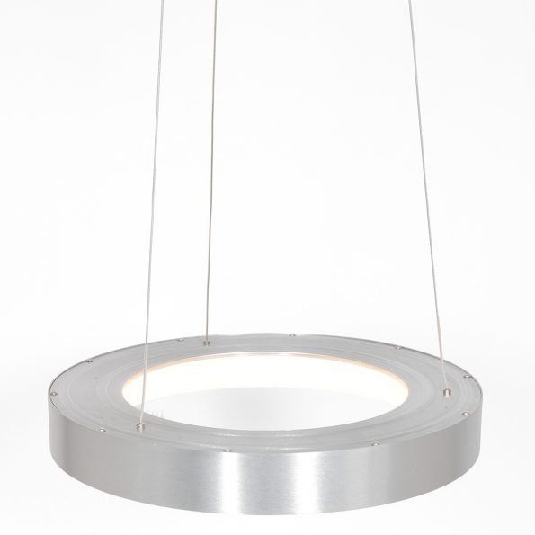 Industrielle Pendelleuchte Ringlede Silber Ø 48 Cm – Bild 13