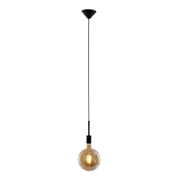 Industrielle Pendelleuchte Minimalics Schwarz Ø 10 Cm – Bild 10