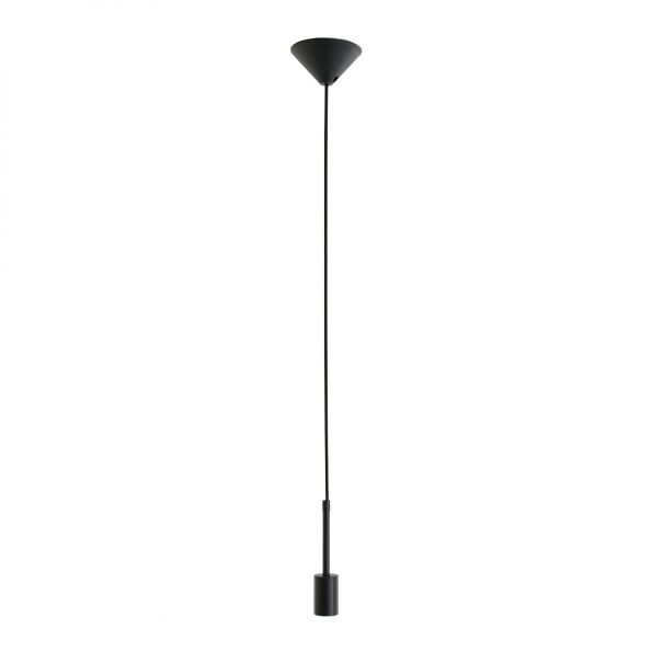 Industrielle Pendelleuchte Minimalics Schwarz Ø 10 Cm – Bild 4