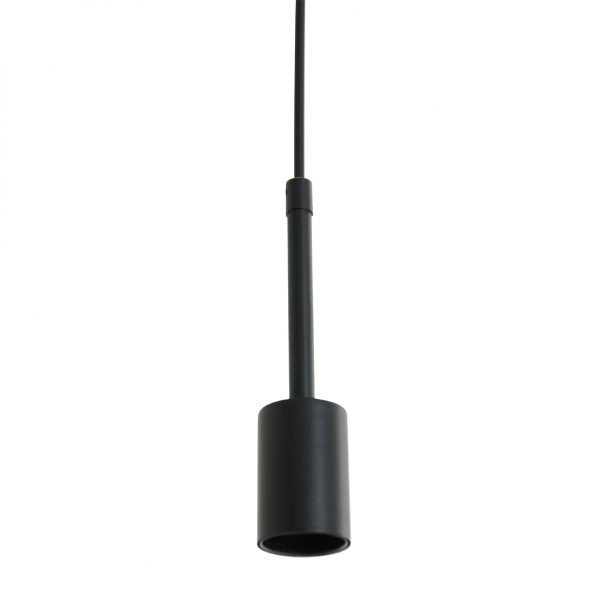Industrielle Pendelleuchte Minimalics Schwarz Ø 10 Cm – Bild 6