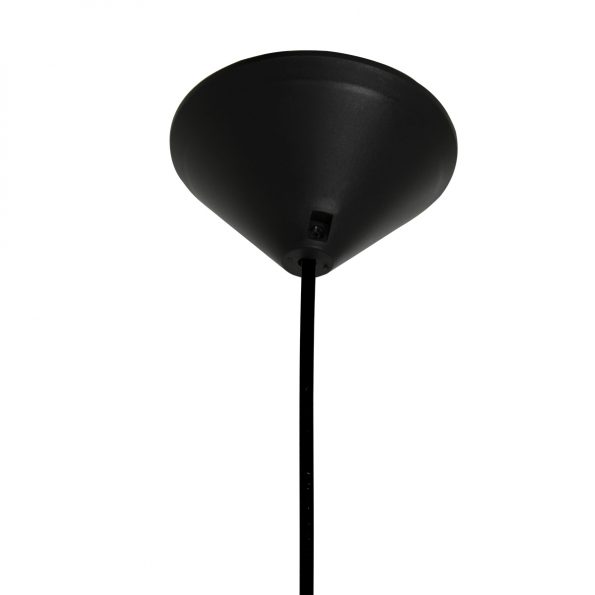 Industrielle Pendelleuchte Minimalics Schwarz Ø 15 Cm – Bild 6