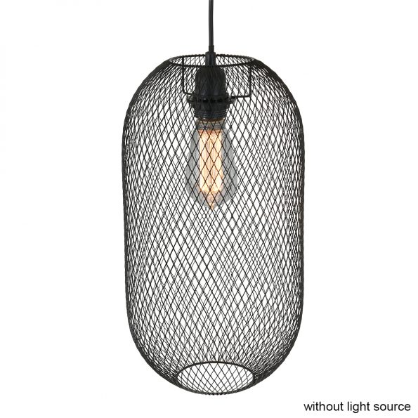 Industrielle Pendelleuchte Bodine Schwarz Ø 22 Cm – Bild 9