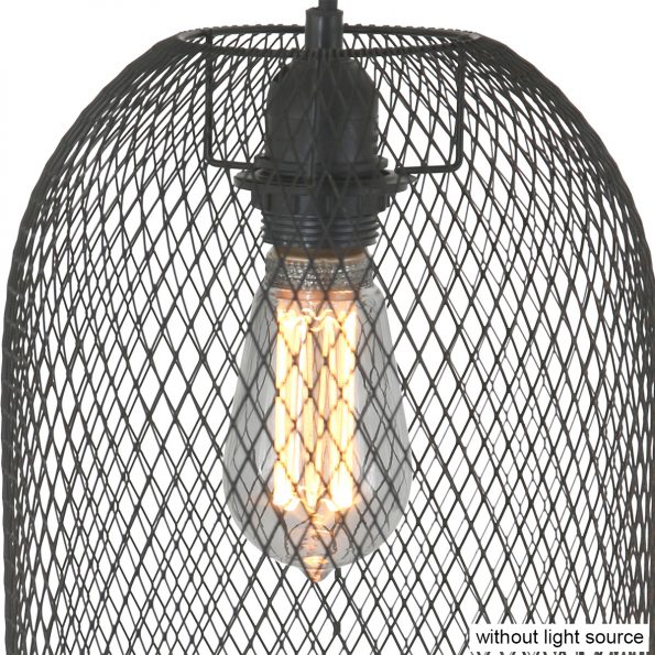 Industrielle Pendelleuchte Bodine Schwarz Ø 22 Cm – Bild 5