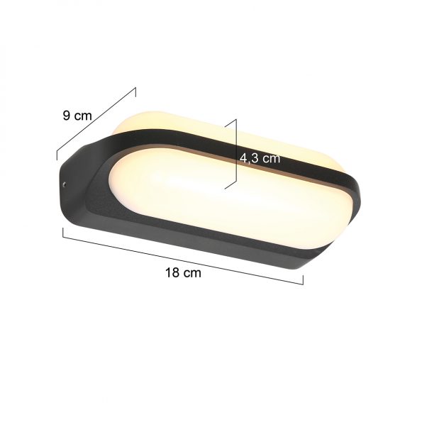 Industrielle Außenleuchte Buitenlampen Schwarz – Bild 8
