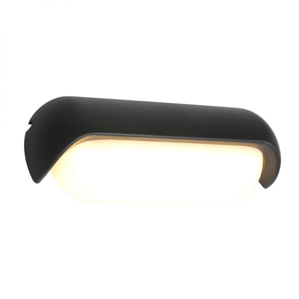 Industrie Wandlampe Siargao Schwarz – Bild 2