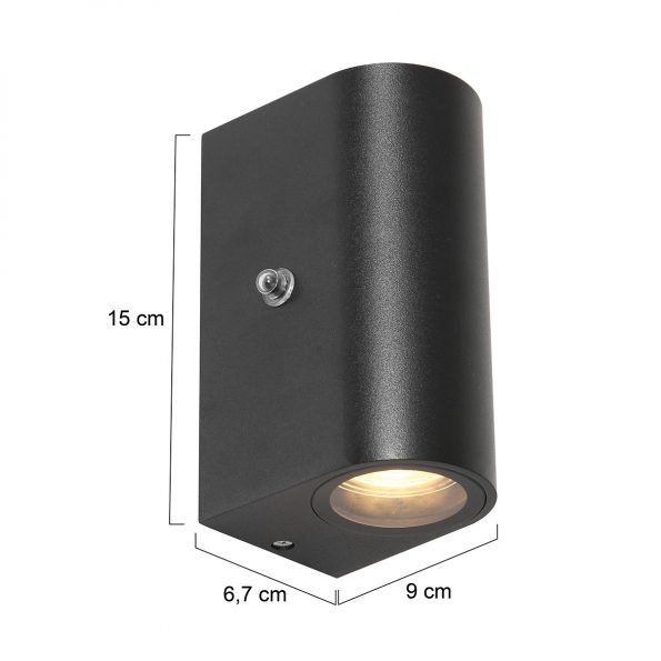 Industrielle Außenleuchte Buitenlampen Schwarz – Bild 7