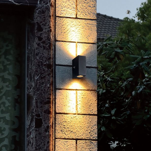 Industrielle Außenleuchte Buitenlampen Schwarz – Bild 3