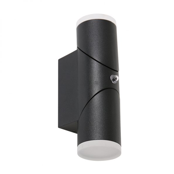 Industrielle Wandlampe Samar Schwarz – Bild 2