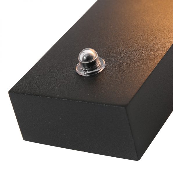Industrie Wandlampe Simara Schwarz – Bild 4