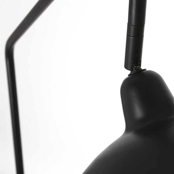Industriell Stehlampe Orion Schwarz – Bild 6
