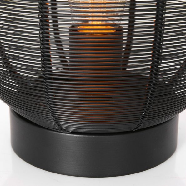 Industrie Tischlampe Ophra Schwarz – Bild 4