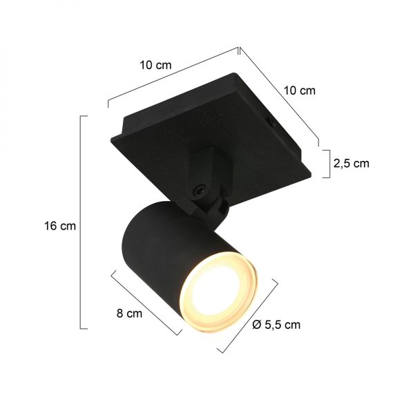 Industrielle Spot Points Noirs Schwarz – Bild 6