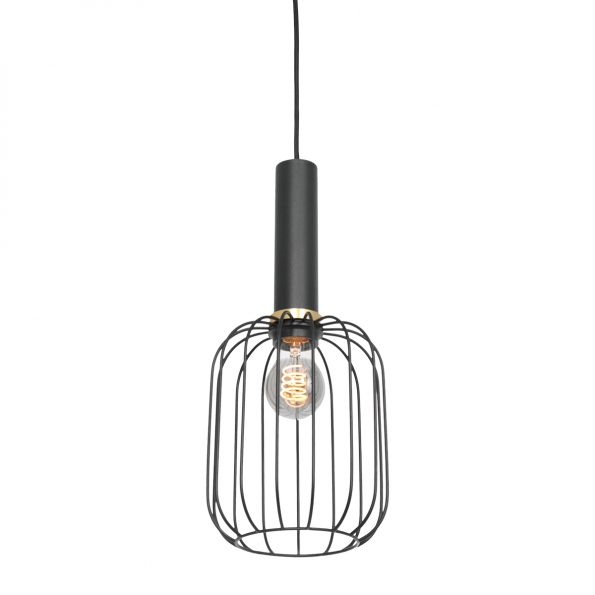 Industrielle Pendelleuchte Aureole Schwarz Ø 17 Cm – Bild 2