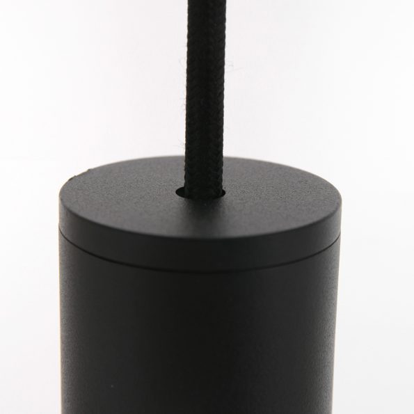 Industrielle Pendelleuchte Aureole Schwarz Ø 17 Cm – Bild 10