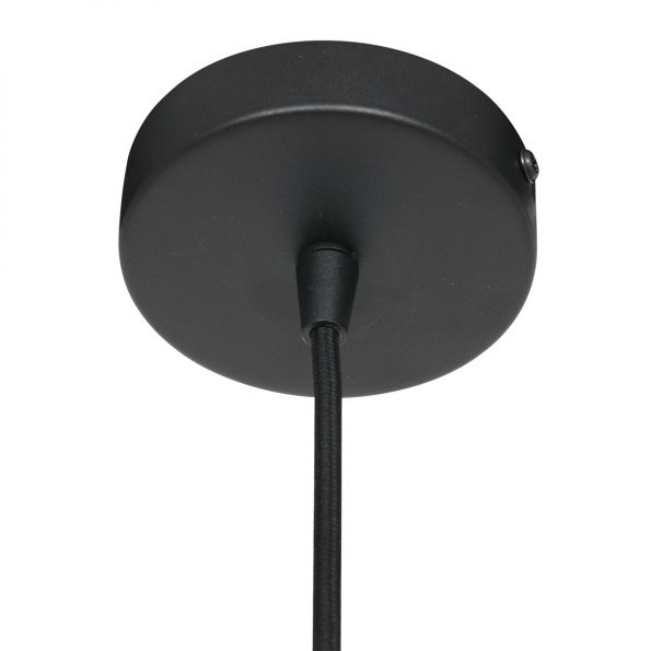 Industrielle Pendelleuchte Aureole Schwarz Ø 17 Cm – Bild 12