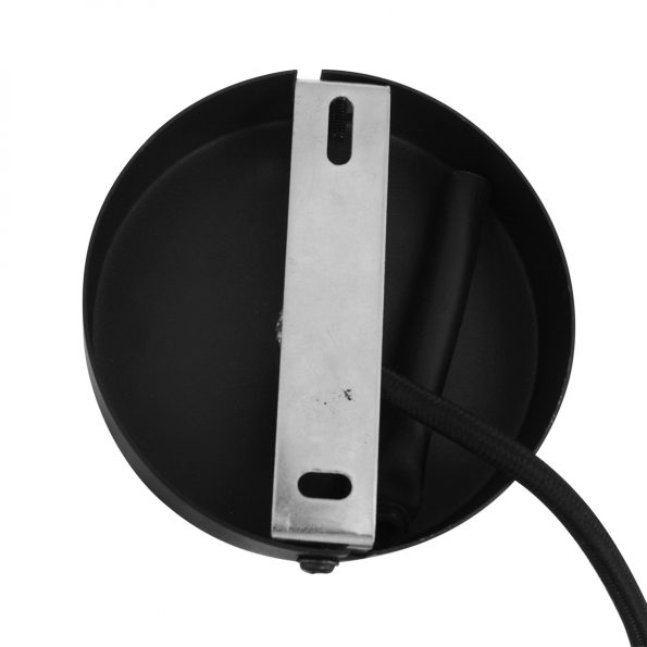 Industrielle Pendelleuchte Aureole Schwarz Ø 17 Cm – Bild 13