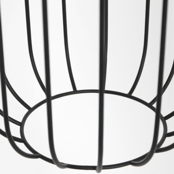 Industrielle Pendelleuchte Aureole Schwarz Ø 17 Cm – Bild 4