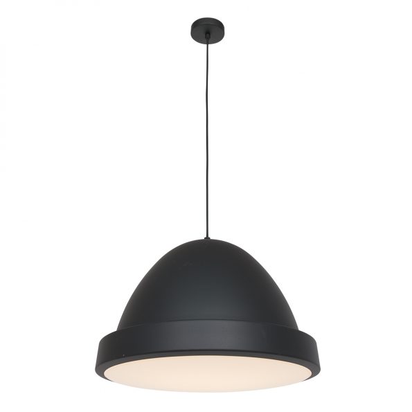 Industrielle Pendelleuchte Nimbus Schwarz Ø 50 Cm – Bild 2