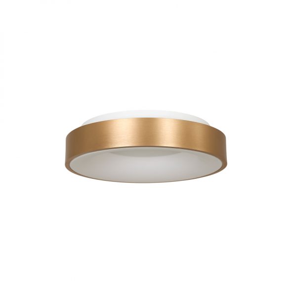 Industrielle Deckenleuchte Ringlede Gold Ø 30 Cm – Bild 9