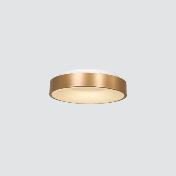 Industrielle Deckenleuchte Ringlede Gold Ø 30 Cm – Bild 10