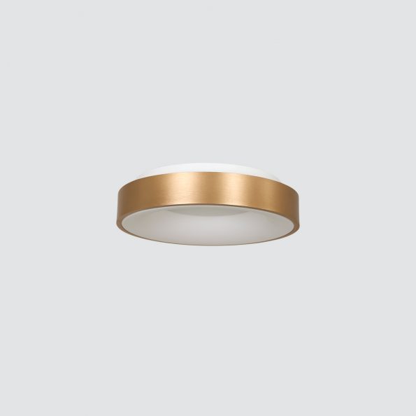 Industrielle Deckenleuchte Ringlede Gold Ø 30 Cm – Bild 11