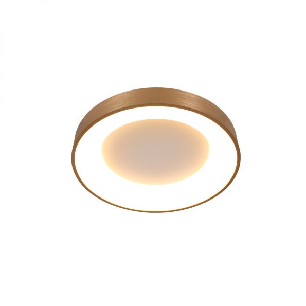 Industrielle Deckenleuchte Ringlede Gold Ø 30 Cm – Bild 5