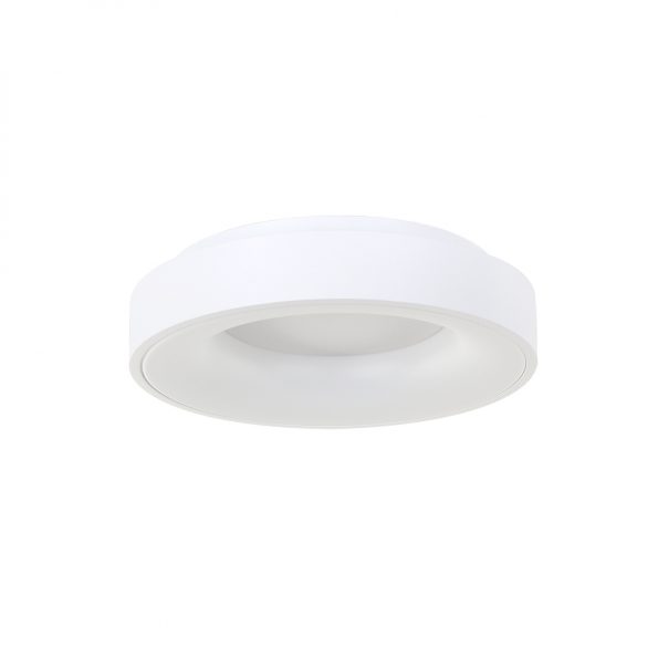 Industrielle Deckenleuchte Ringlede Weiß Ø 30 Cm – Bild 2