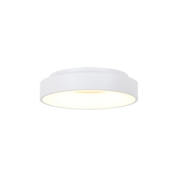 Industrielle Deckenleuchte Ringlede Weiß Ø 30 Cm – Bild 6
