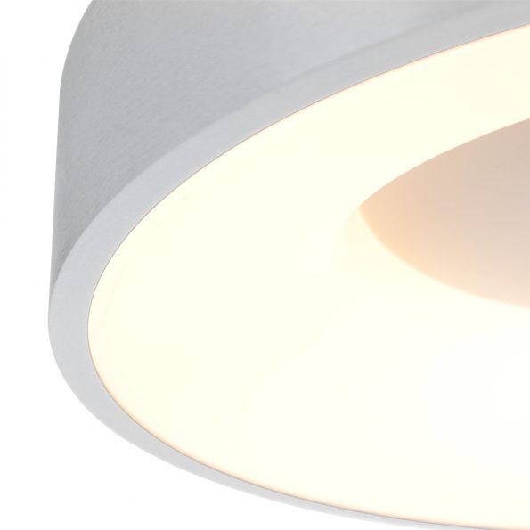 Industrielle Deckenleuchte Ringlede Silber Ø 30 Cm – Bild 6
