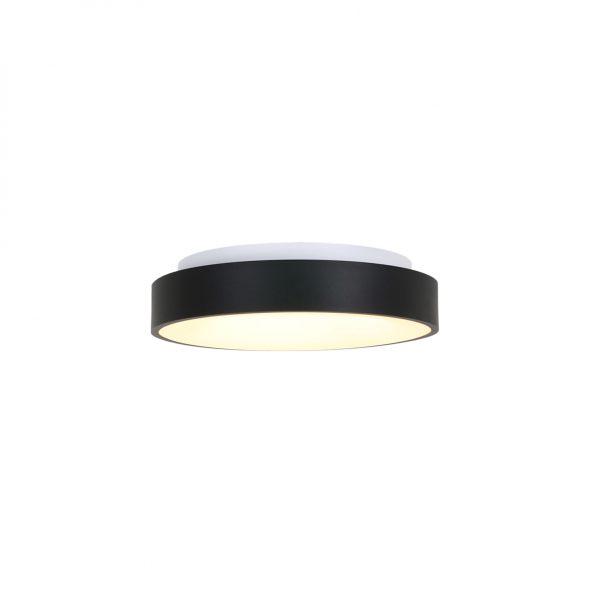 Industrielle Deckenleuchte Ringlede Schwarz Ø 30 Cm – Bild 6
